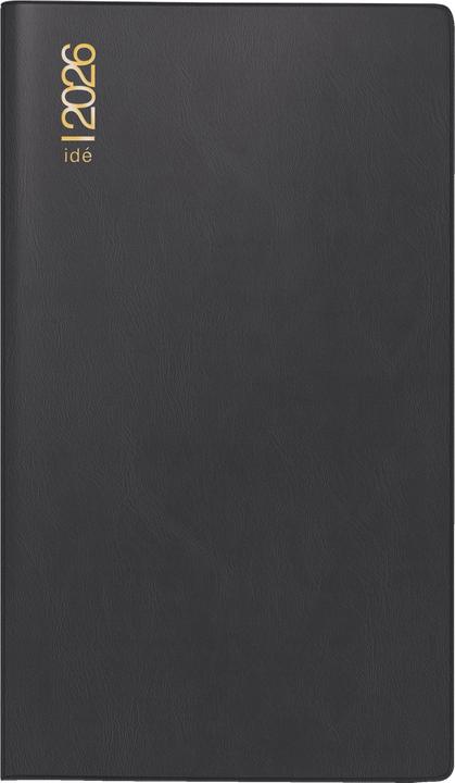 Produktbild Rido Taschenkalender Leporello schwarz (A6, Deutsch)
