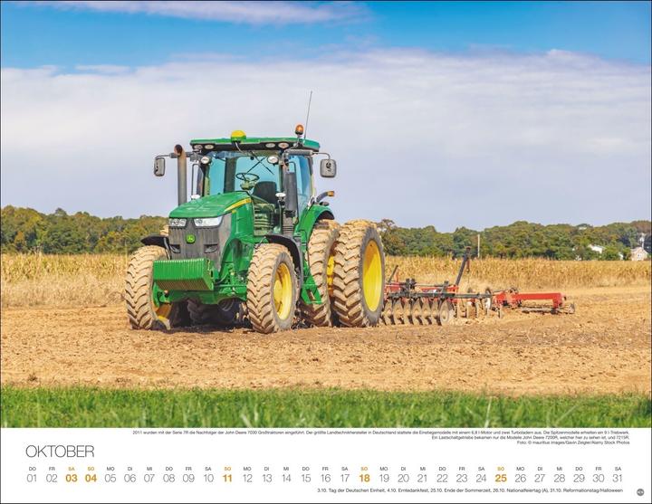 Actual product image Starke Traktoren Posterkalender 2026 (44 x 34 cm)