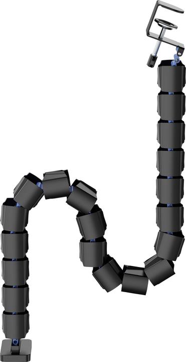 Produktbild SpeaKa Professional Kabel-Bündelschlauch ABS, Stahl, Thermoplast Schwarz flexibe (Kabelschlauch, 134.60 cm)