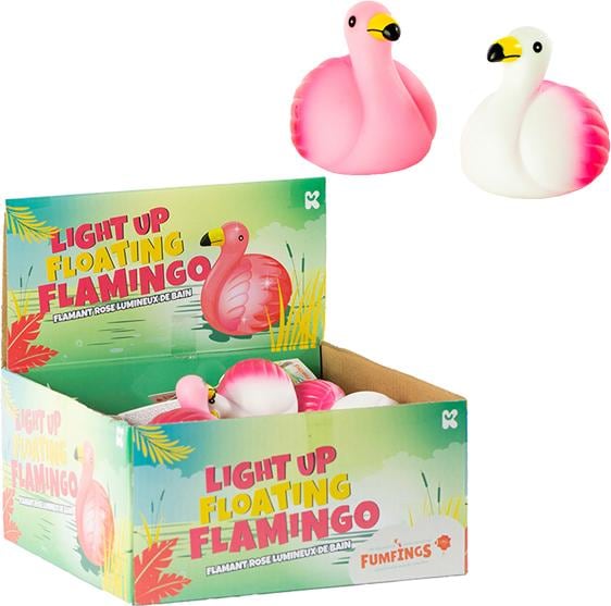 Actual product image Roost Floating Flamingo NV511 6x4.5x5.5cm, glowing