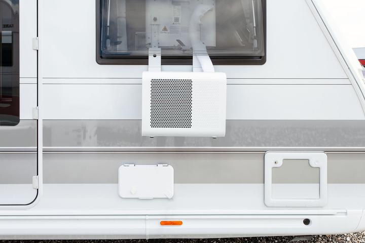 Produktbild Qlima MS-AC 5001 Split unit airconditioner - Wit/Zwart - Caravan Airco - Ideaal om kleinere ruimte snel ko (18 m², 5000 BTU/h)