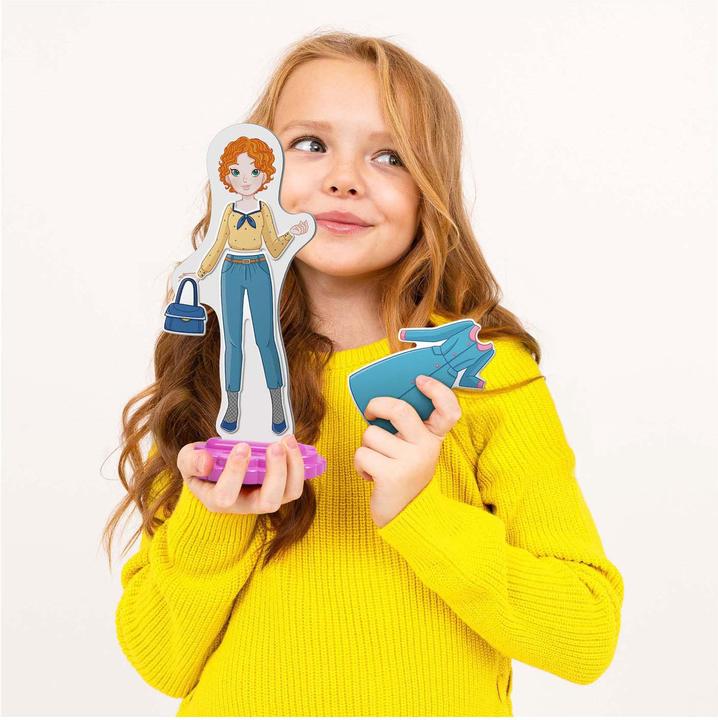 Actual product image Quercetti Maggie magnetic fashion (29 pieces)