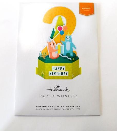 Produktbild Hallmark Pop-Up Karte 2. Geburtstag