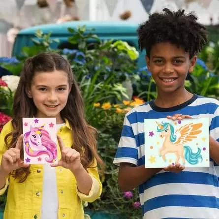 Produktbild Ravensburger CreArt, Malen nach Zahlen - Neon Atelier Einhorn