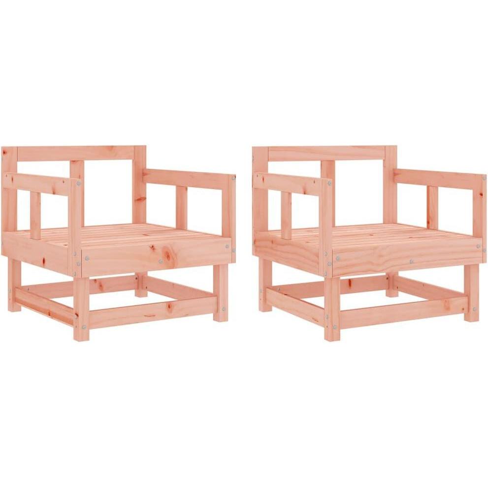 VidaXL, Gartenstühle, Gartenstühle 2 Stk. Massivholz Douglasie,Material