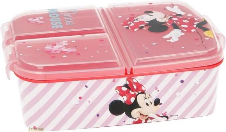 Produktbild Stor Minnie Mouse "ELECTRIC DOLL" - Brotdose mit Fächern