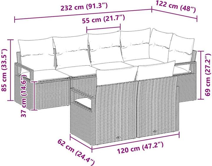 Produktbild vidaXL Luciana
