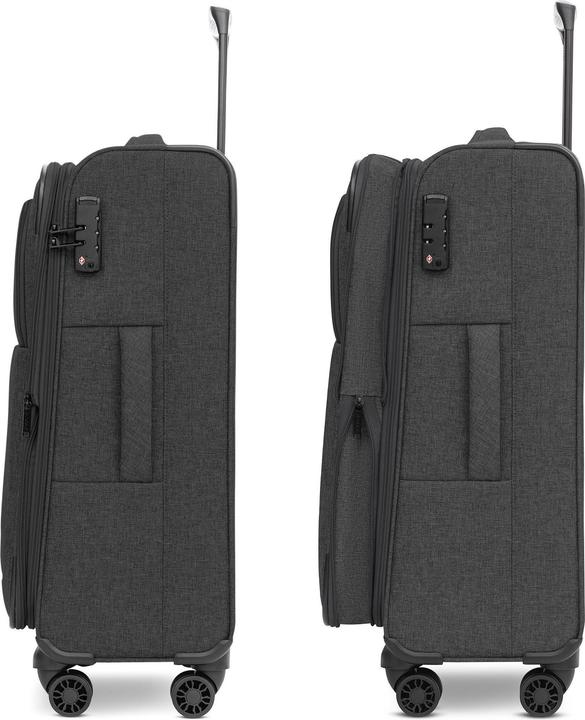 Actual product image Redolz Essentials 12 MEDIUM 4-wheel trolley 67 cm with expansion pleat (61 l)