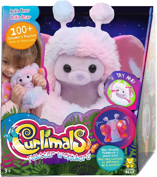 Produktbild Spectron Curlimals Flutter Wonders Pink Interaktives Plüschtier (16 cm)