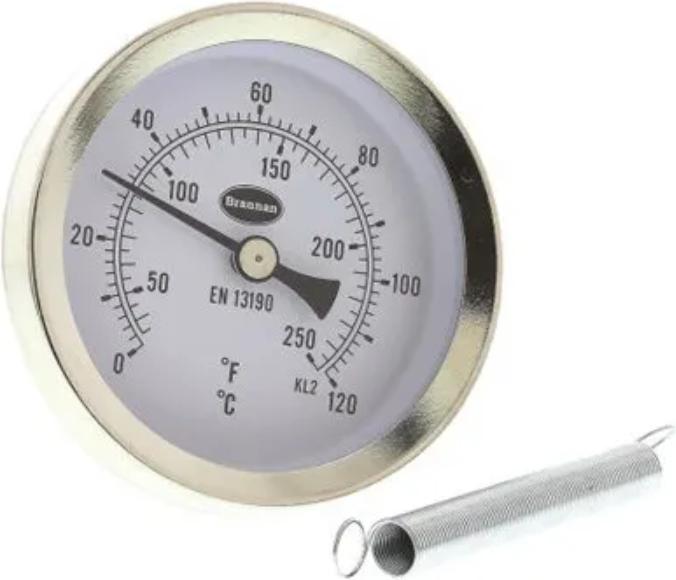 Actual product image RS PRO Clip on pipe thermometer,0 to +120deg C