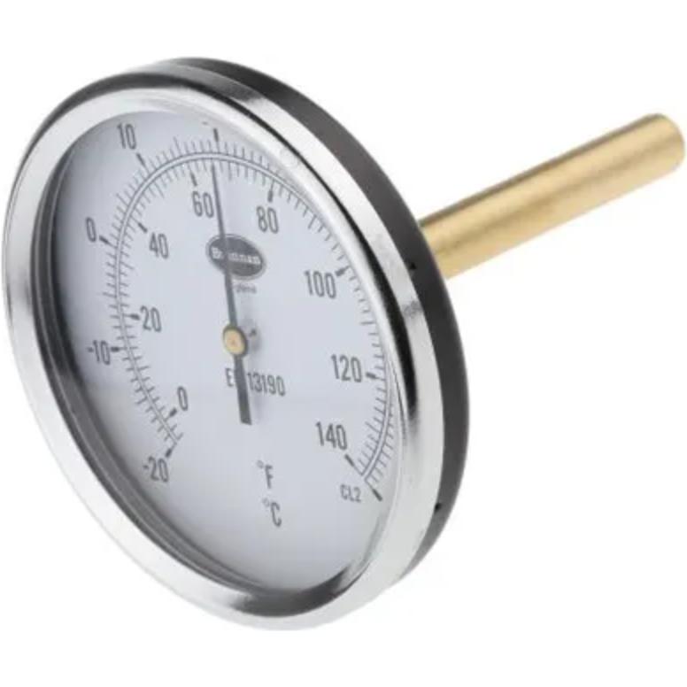 Rs Pro Bimetall -20+60/100mm Rück-, Thermometer + Hygrometer