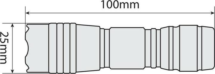Image du produit Lampa Traveller, lampe de poche avec 1 LED SMD 0,5W (10 cm)