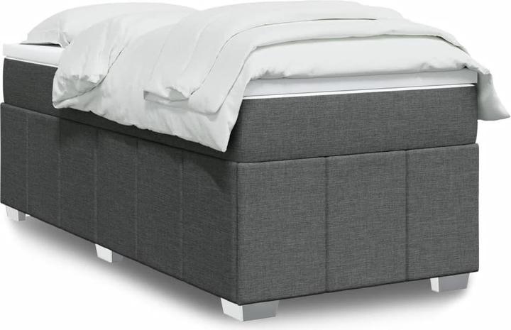 VidaXL Bo x springbett mit Matratze 100 x 200 cm Stoff (100 x 200 cm)