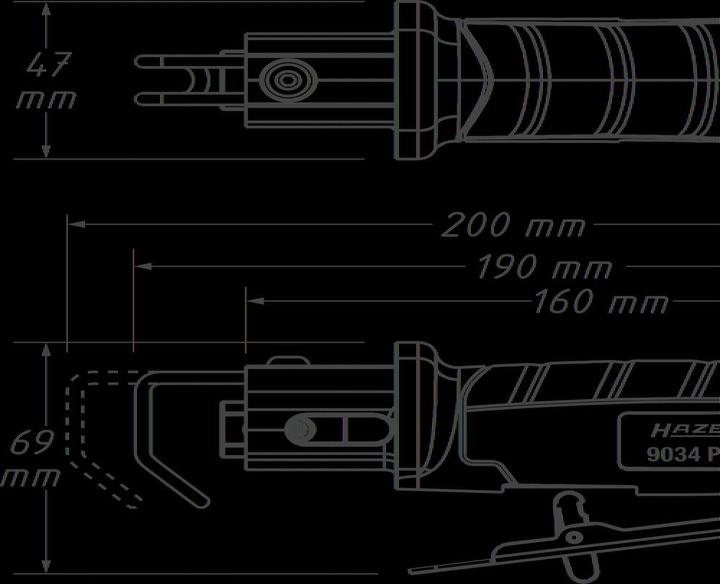 Actual product image HAZET Stichsäge 9034P-2