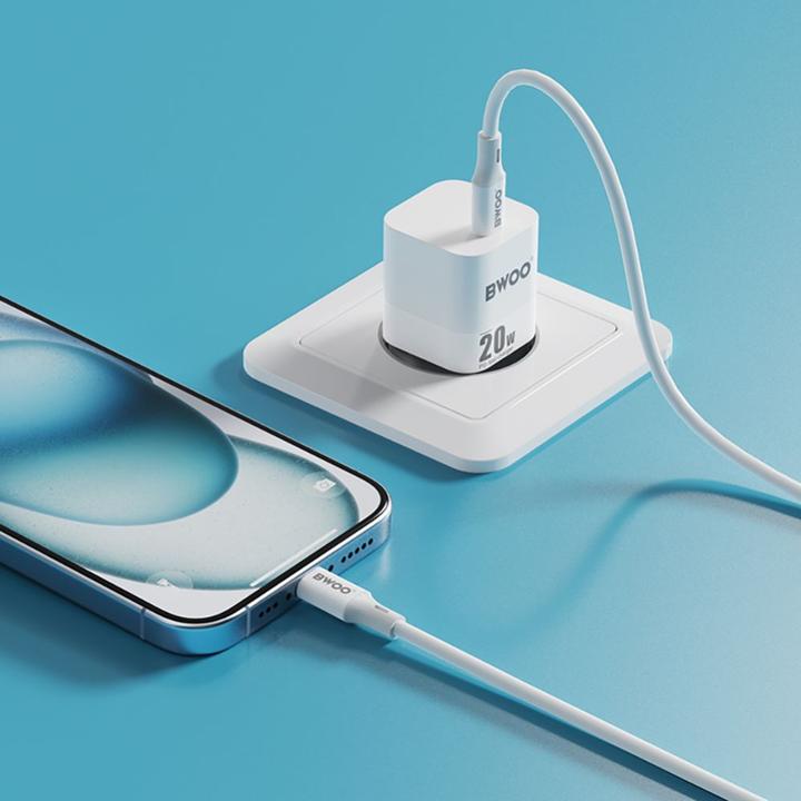 Actual product image Bwoo 20W mini wall charger CDA155 USB-C (20 W)