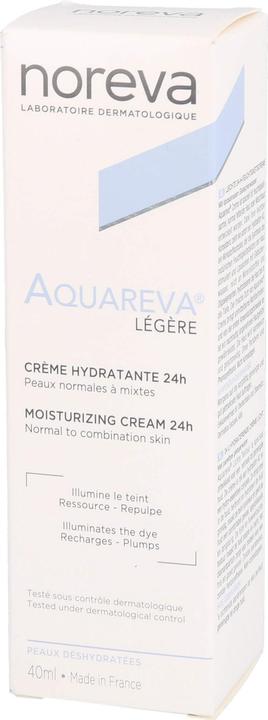 Actual product image Aquareva Crème hydratante légère cream (40 ml, 24h cream)