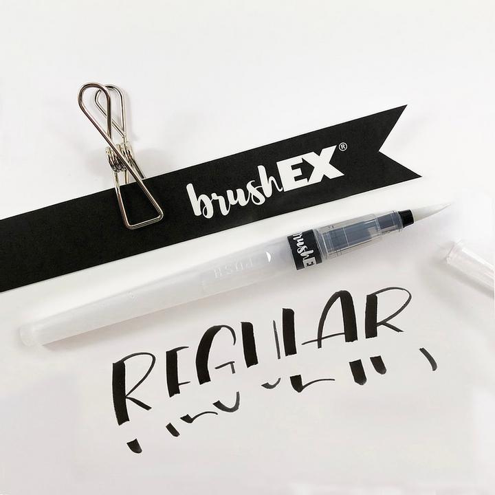 Actual product image Brushex Felt pen Regur eraser brush pen with 3mm round tip