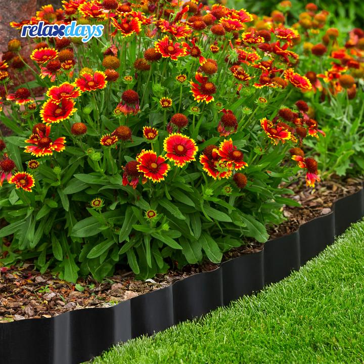 Produktbild Relaxdays Rasenkante Kunststoff 9 Meter (900 cm)
