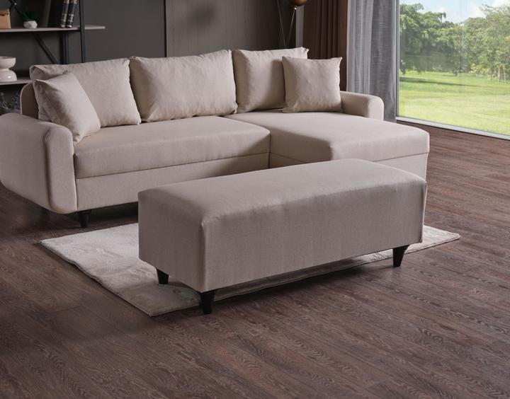 Produktbild Atelier del Sofa Flavia - Beige (Ecksofa)