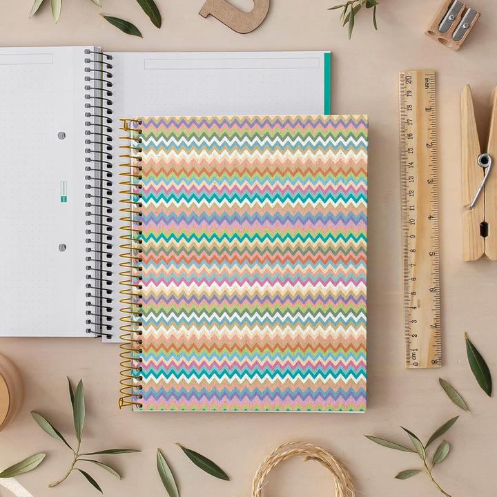 Produktbild Miquelrius Notizbuch Zickzack Mallorca FSC (A5, Speziallineatur, Harter Einband)