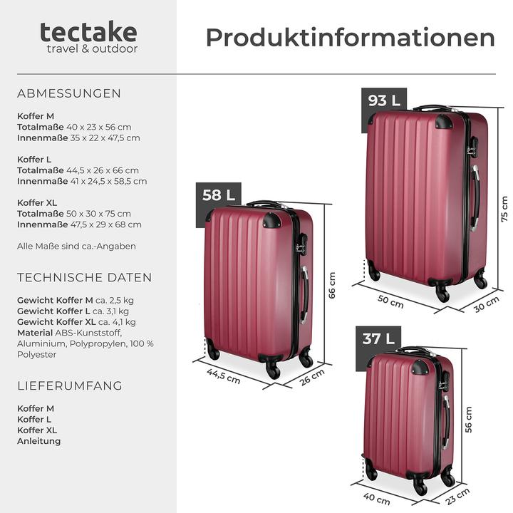Image du produit tectake Coffret rigide (95 l)
