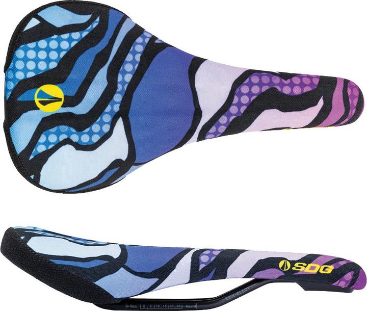 Produktbild Sdg Bel-Air 3.0 Terra Firma - Haise & The Robots Limited Sattel, Lux-Alloy, 7x7, camo purple