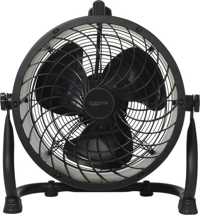 Produktbild Sygonix Bodenventilator 120 W Schwarz Schwenkbar (61.70 dB)