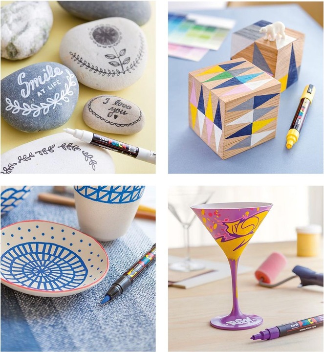 Actual product image Posca PC-5M brand, set of 16 (pc-5m 1.8-2.5mm assorted, 2.50 mm, 16 x)