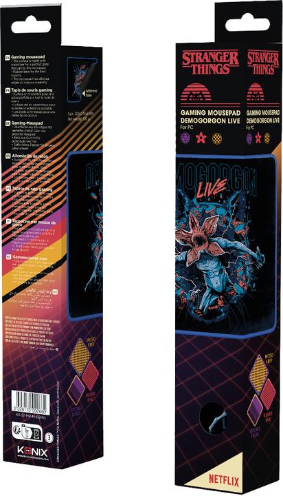 Actual product image Konix Stranger Things Mousepad Demogorgon 27 x 32 cm (M)