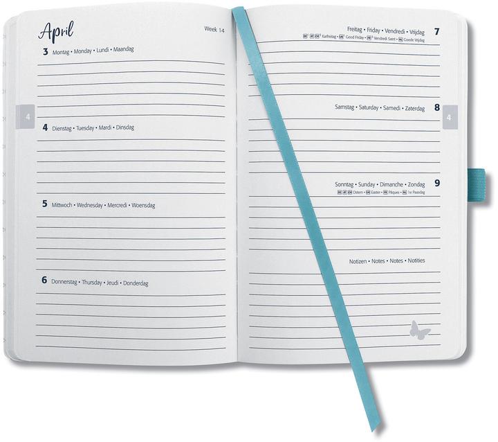 Produktbild Sigel Taschenagenda JOLIE Motiv (Deutsch, Französisch, Englisch, Niederländisch)