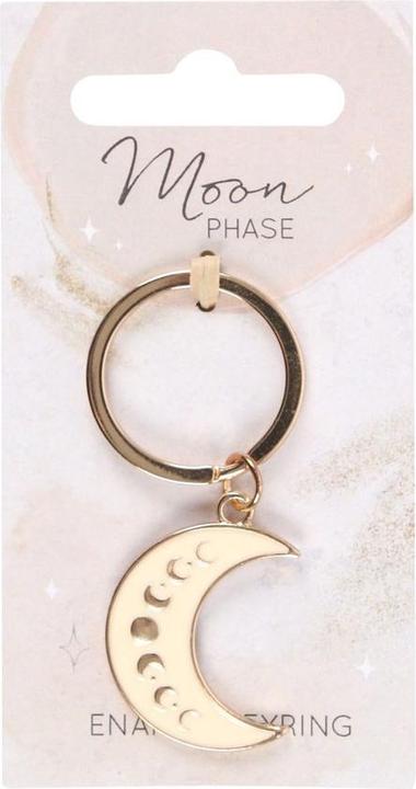 Actual product image Something Different Moon Phases Enamel Keyring