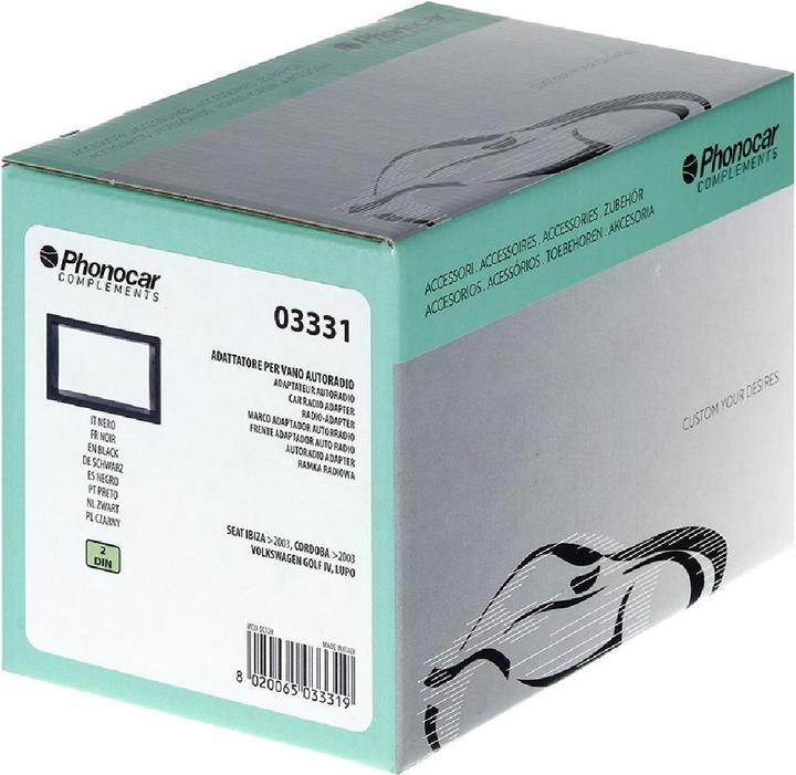 Actual product image Phonocar Radio panel black Seat, VW