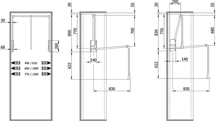 Produktbild Servetto Kleiderlift (1 Stk.)