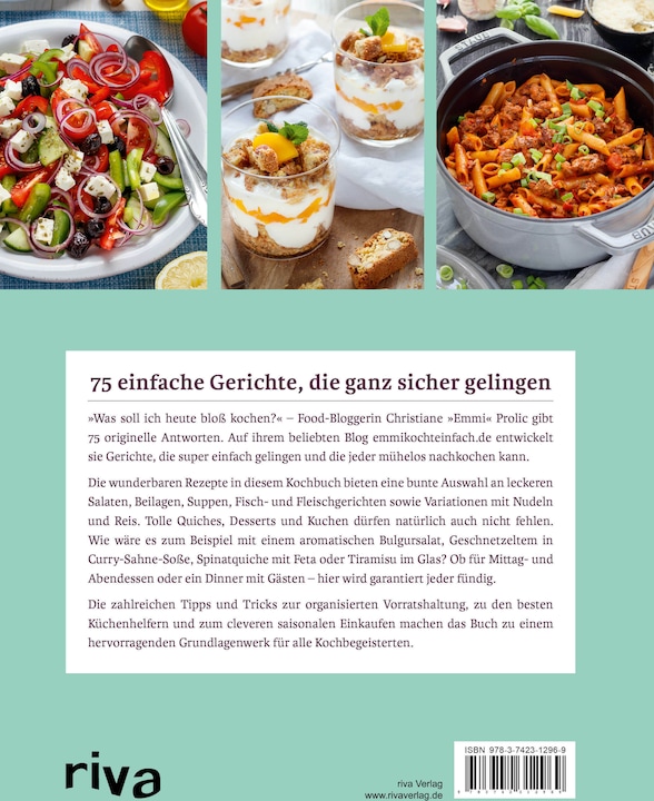 Actual product image Emmi kocht einfach (German, Prolic, ChristianeEmma, 2020)