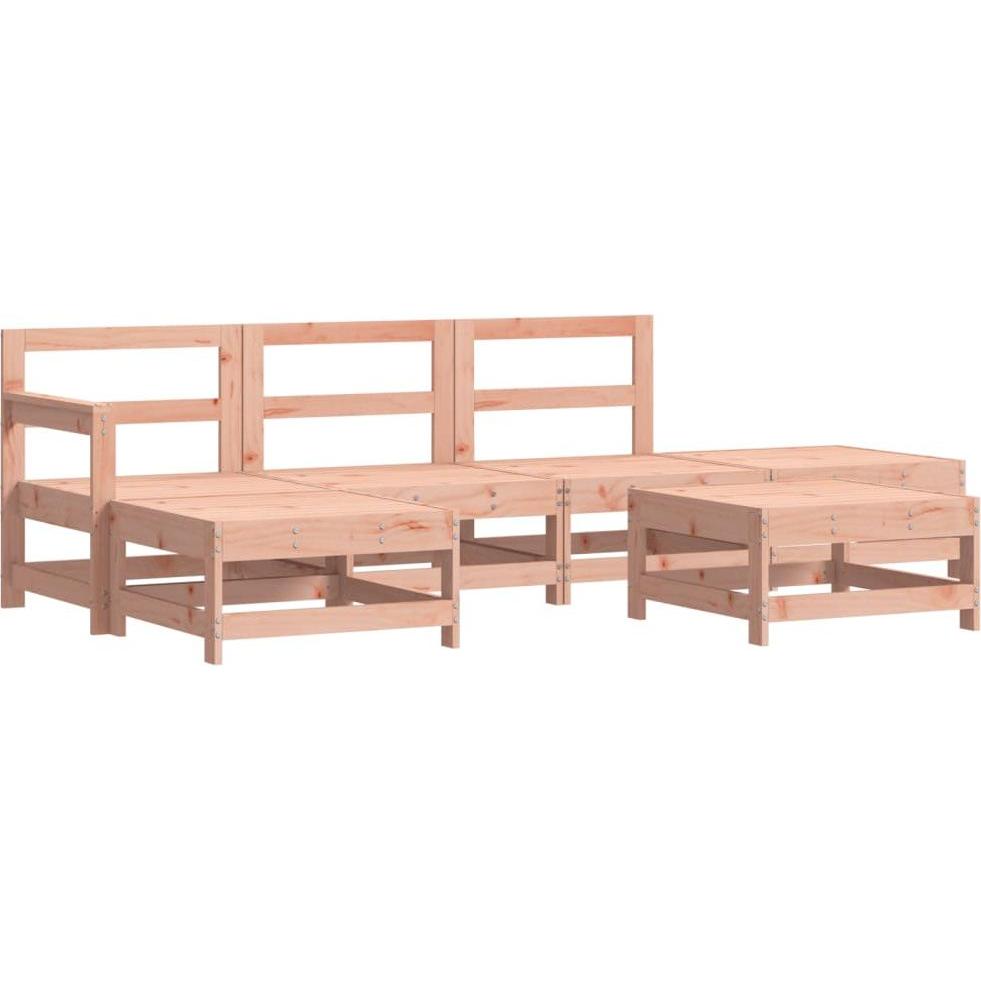 VidaXL, Gartenlounge, 6-tlg. Garten-Lounge-Set Massivholz Douglasie,Material