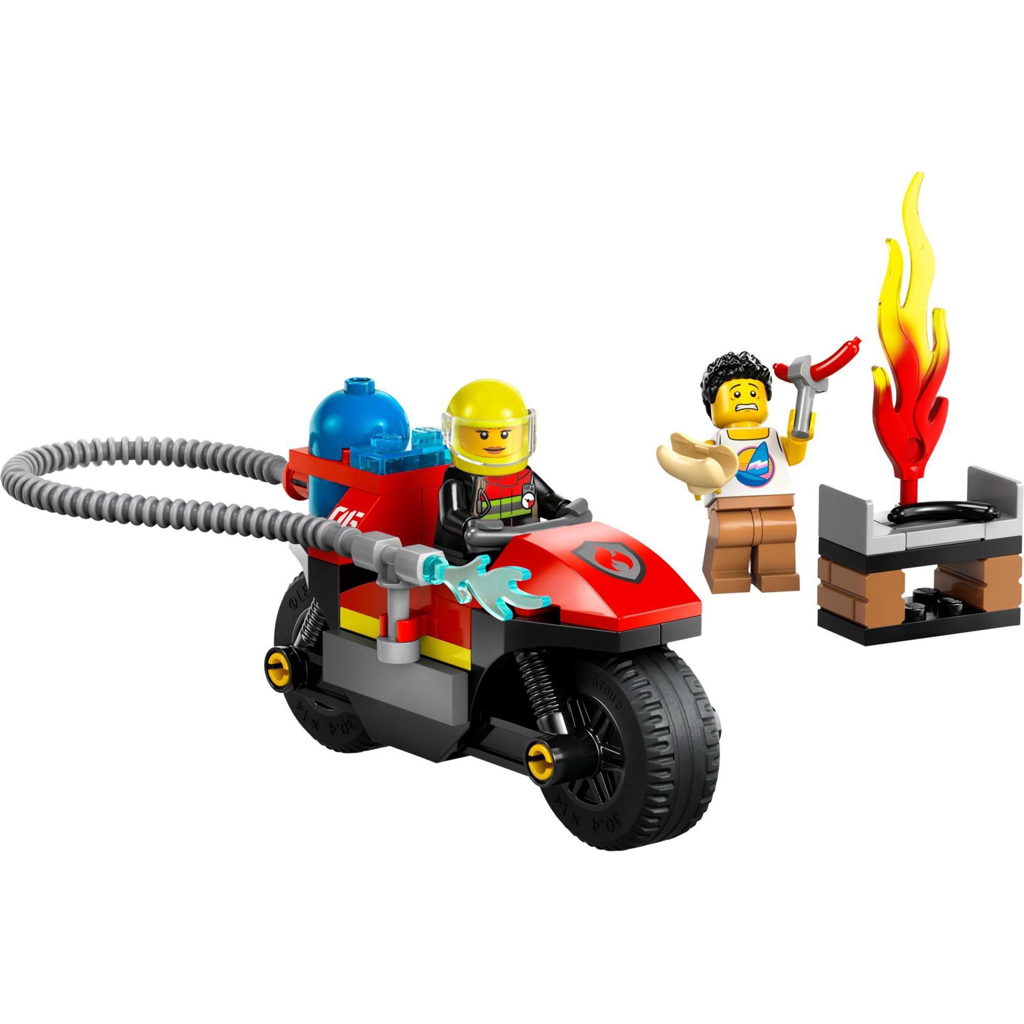 Thumbnail - LEGO Feuerwehrmotorrad (60410, LEGO City)