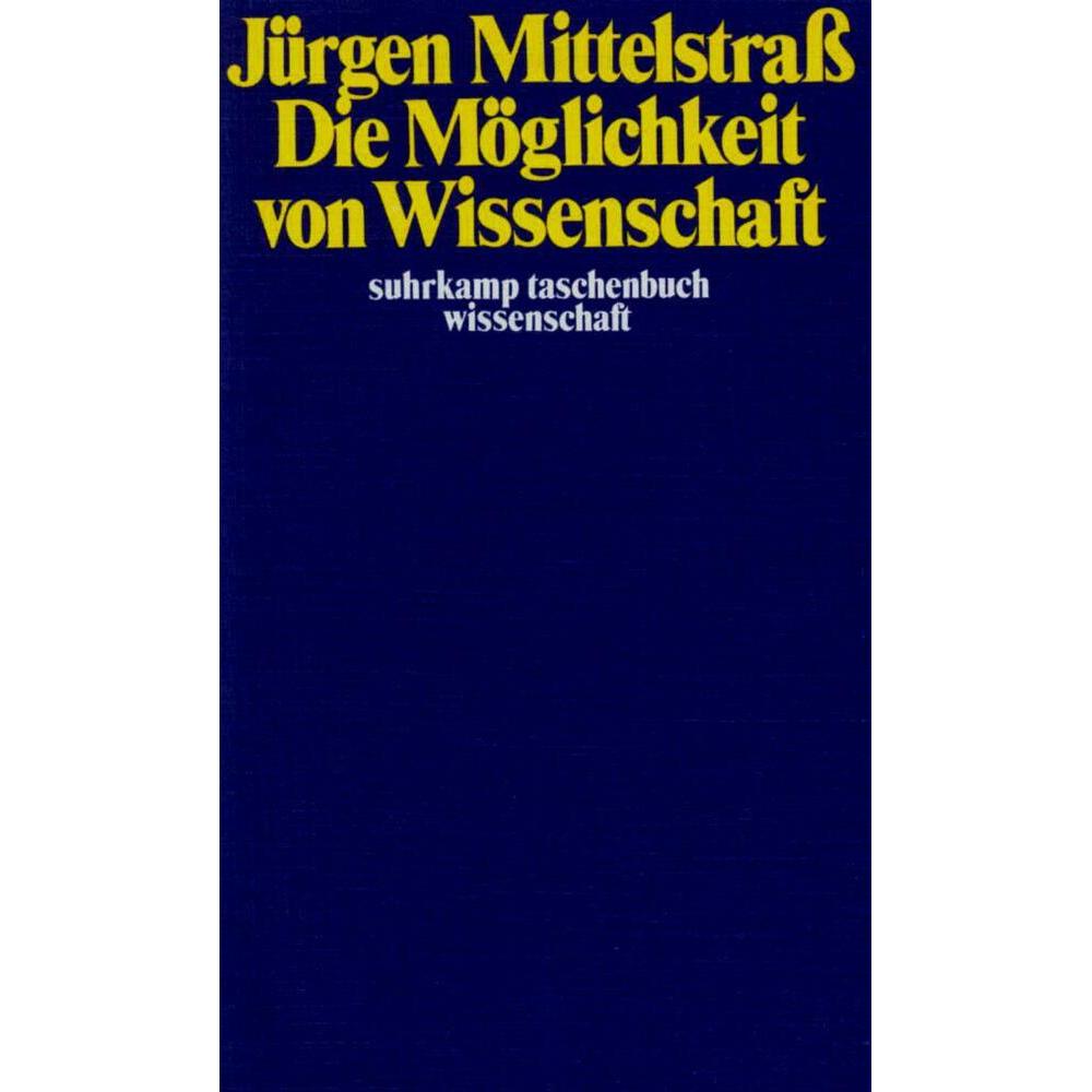 Die Möglichkeit von Wissenschaft, Fachbücher von Jürgen Mittelstrass