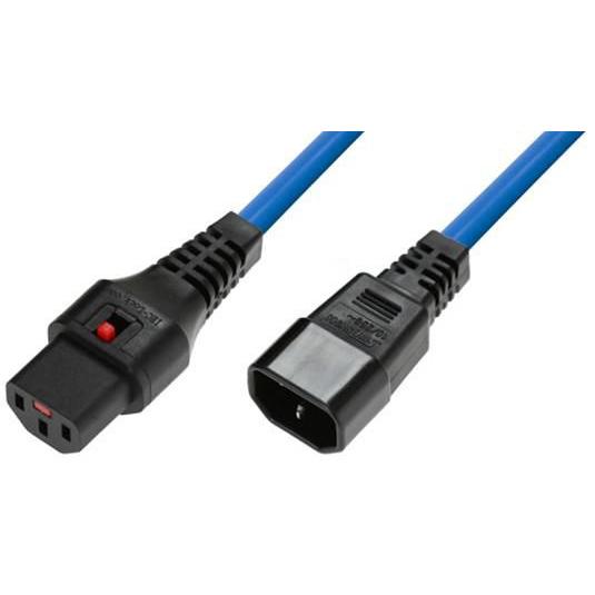 MicroConnect IEC Lock C13 to C14, 1,5m (1.50 m), Stromkabel