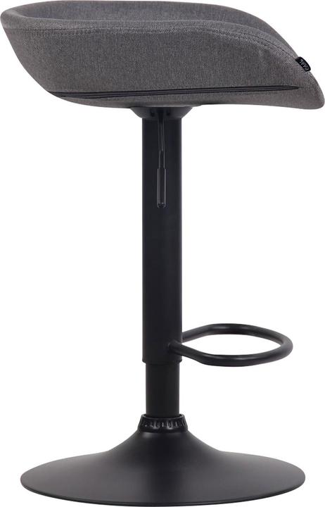 Actual product image CLP Barstool Anaheim Fabric black, dark grey
