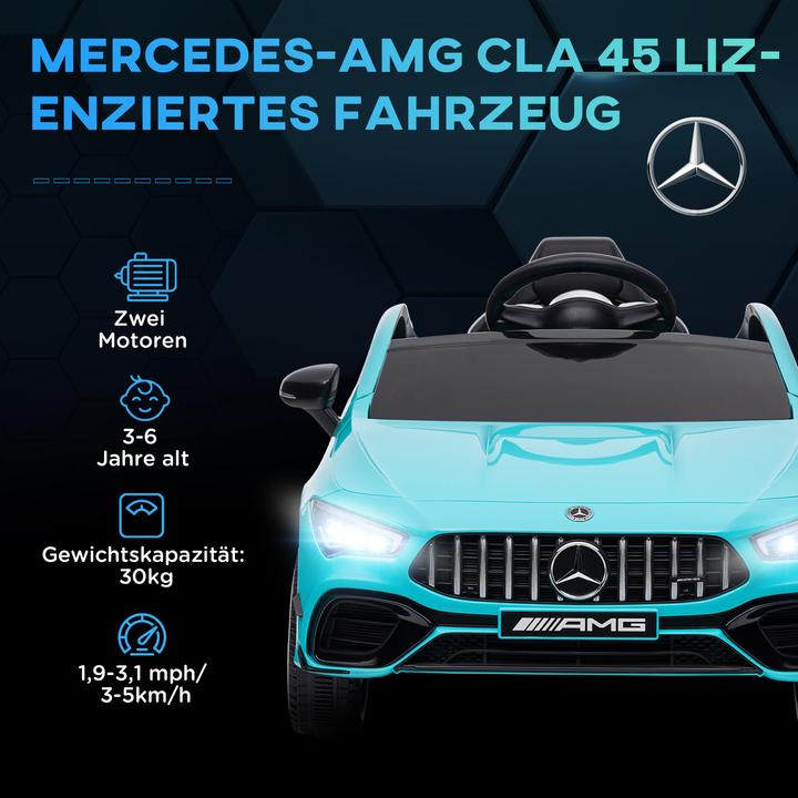 Produktbild Aiyaplay Kinder Elektroauto Kunststoff, Metall Hellblau (12 V)