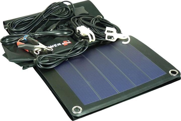 Powerplus Solar Cella solare flessibile da 18V/10W per caricare le batterie dell'auto a 12V (10 W)
