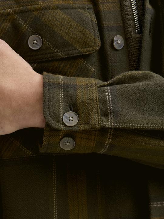Produktbild Jack & Jones Jprrayle Melange Check L/S Overshirt Sn (S)