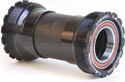 Wheels Manufacturing Angular Contact Bottom Bracket, T47, SRAM 24/22mm Crank, black
