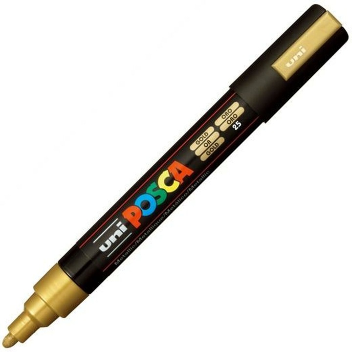 Produktbild Uni-ball Osama Pack 6 Posca Medium (Gold, 2.50 mm, 6 x)