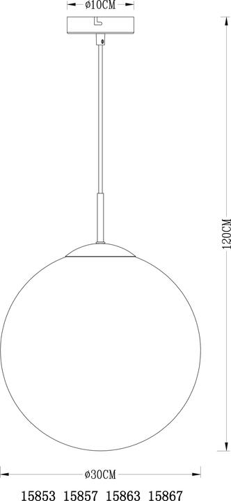 Image du produit Globo Lampe à suspendre Varus (E27)