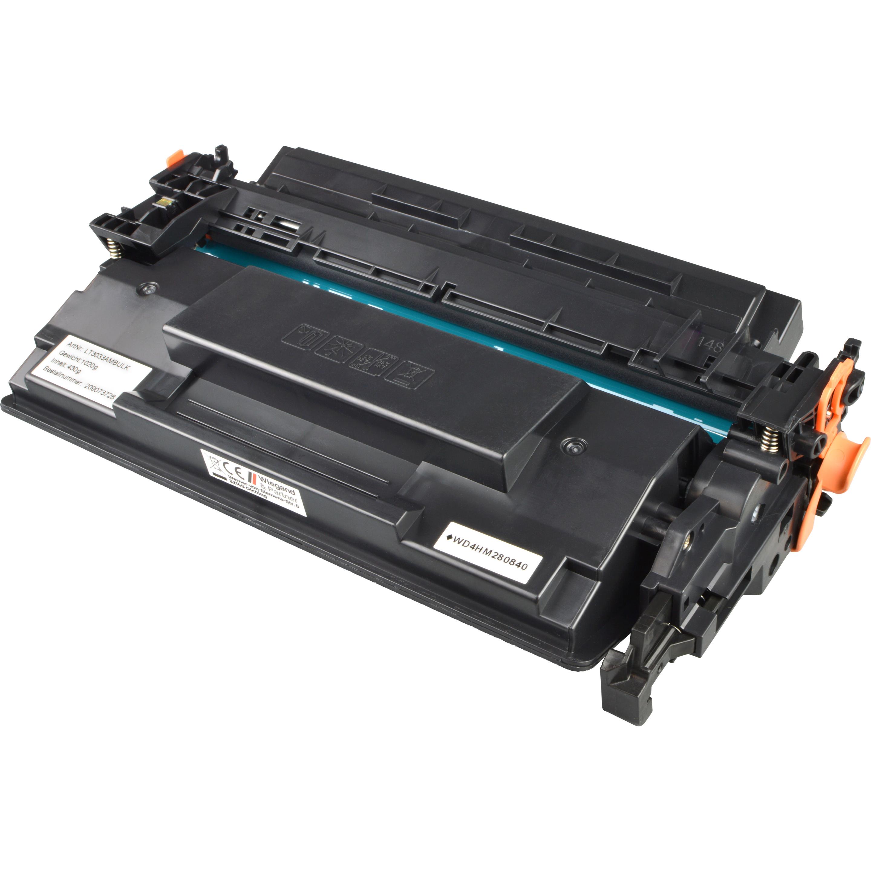 W&P, Toner, Recycling Toner ersetzt Canon 5640C002 070H schwarz (BK)