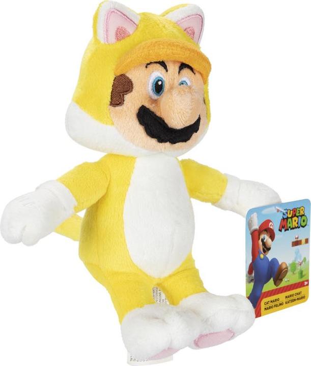 Produktbild Jakks Pacific Nintendo Mario Bros U Plüsch - Cat Mario, 20 cm (20 cm)