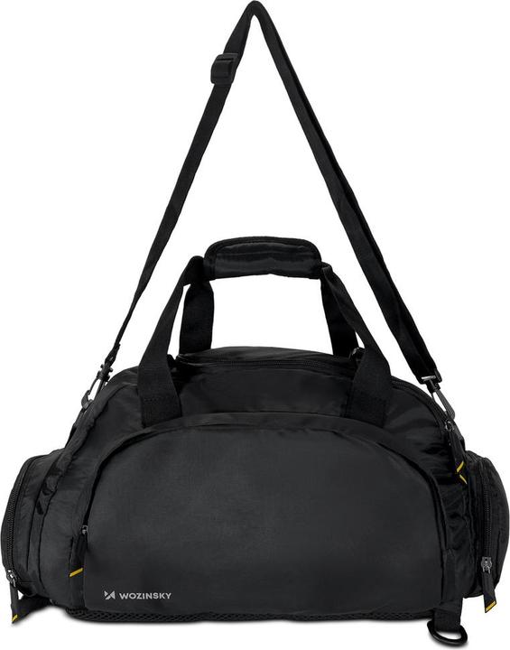 Productafbeelding Wozinsky Reizen Sporttas Rugzak Handbagage Zak 40x20x25 cm voor Vliegtuig Zwart (WSB-B01) (16 l)