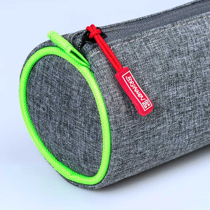 Image du produit Brunnen Pochette à crayons Stone vert fluo/gris, 22,0 cm