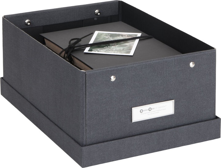 Produktbild Bigso KARIN Aufbewahrungsbox Schwarz Canvas